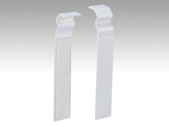 Verbindungsstück (selbstklebend) passend zur Fußleiste Profil 12 PK / 12 F MK (100mm) 2001 Weiß Verbindungsstück (selbstklebend) passend zur Fußleiste Profil 12 PK / 12 F MK (100mm) 2001 Weiß