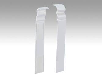 Verbindungsstück (selbstklebend) passend zur Fußleiste Profil 13 PK (120mm) 2001 Weiß Verbindungsstück (selbstklebend) passend zur Fußleiste Profil 13 PK (120mm) 2001 Weiß
