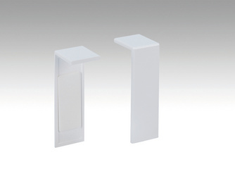 Verbindungsstück (selbstklebend) passend zur Fußleiste Profil 8 PK / 18 PK (50mm) 2001 Weiß Verbindungsstück (selbstklebend) passend zur Fußleiste Profil 8 PK / 18 PK (50mm) 2001 Weiß