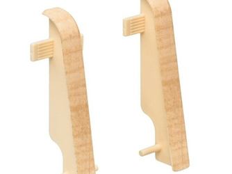 Zwischenstück Ahorn Kunststoff f. Stecksockelleiste 19x58 (2 Stk/Pack) Zwischenstück Ahorn Kunststoff f. Stecksockelleiste 19x58 (2 Stk/Pack)