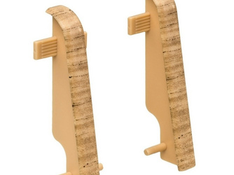 Zwischenstück Eiche Kunststoff f. Stecksockelleiste 19x58 (2 Stk/Pack) Zwischenstück Eiche Kunststoff f. Stecksockelleiste 19x58 (2 Stk/Pack)