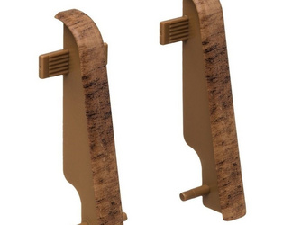 Zwischenstück Nuss.dunk. Kunststoff f. Stecksockelleiste 19x58 (2 Stk/Pack) Zwischenstück Nuss.dunk. Kunststoff f. Stecksockelleiste 19x58 (2 Stk/Pack)