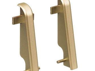 Zwischenstück gold Kunststoff f. Stecksockelleiste 19x58 (2 Stk/Pack) Zwischenstück gold Kunststoff f. Stecksockelleiste 19x58 (2 Stk/Pack)