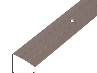 Übergangsprofil Alu bronze eloxiert B 38mm Übergangsprofil Alu bronze eloxiert B 38mm