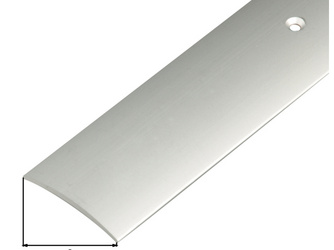 Übergangsprofil, Alu silber elox., LxBxH 2000x40mm Übergangsprofil, Alu silber elox., LxBxH 2000x40mm