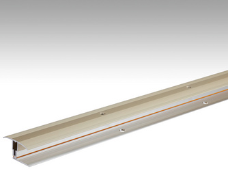Übergangsprofil Flexo Typ 302 (7 bis 17mm) 38mm 230 Sand eloxiert Übergangsprofil Flexo Typ 302 (7 bis 17mm) 38mm 230 Sand eloxiert