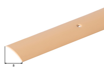 Übergangsprofil, Hart-PVC, beige, LxBxS 900x30x1,0mm Übergangsprofil, Hart-PVC, beige, LxBxS 900x30x1,0mm