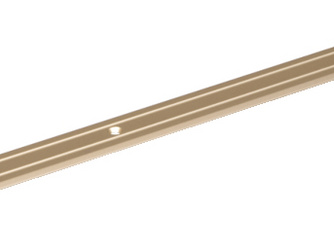 Übergangsprofil, gebohrt, Alu sand elox., LxBxS 900x25x1,0mm Übergangsprofil, gebohrt, Alu sand elox., LxBxS 900x25x1,0mm