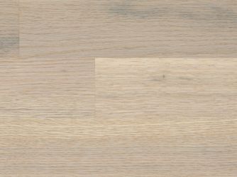 Parkett Donaueiche rustikal, weiß lackiert 3-Stab Schiffsboden lackiert - HOLZLOC