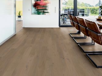 Parkett Eiche Chardonnay Landhausdiele Macchiato lackiert ausdrucksstark - TAILORED COLLECTION