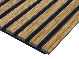 Wall Design Stripe 19mm Eiche furniert strukturiert HM 611046 2670x572,5x19mm