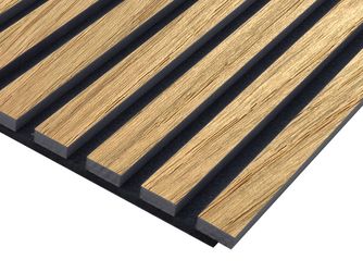 Wall Wall Design Stripe 19mm Eiche hell furniert strukturiert HM 611045 2670x572,5x19mm