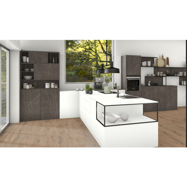 Schichtstoffe mit farbigem Kern, W1101 ST76 Solid Alpinweiss