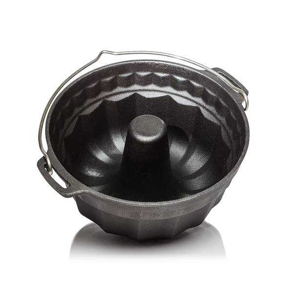 Gugelhupfform GF1 mit Tortenboden-Deckel Inhalt Topf: 3 ltr, Inhalt Deckel: 1 ltr