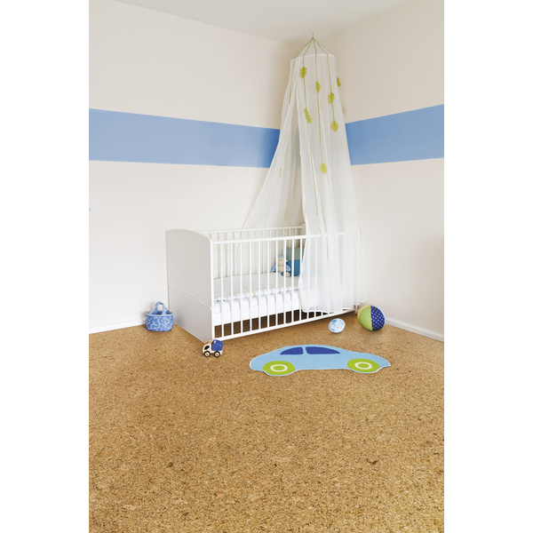 Korkboden Spurt Natur lackiert lackiert - Corknatura