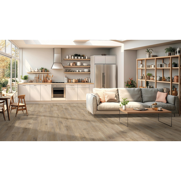 Korkboden Eiche Sonne Landhausdiele lackiert - Designatura