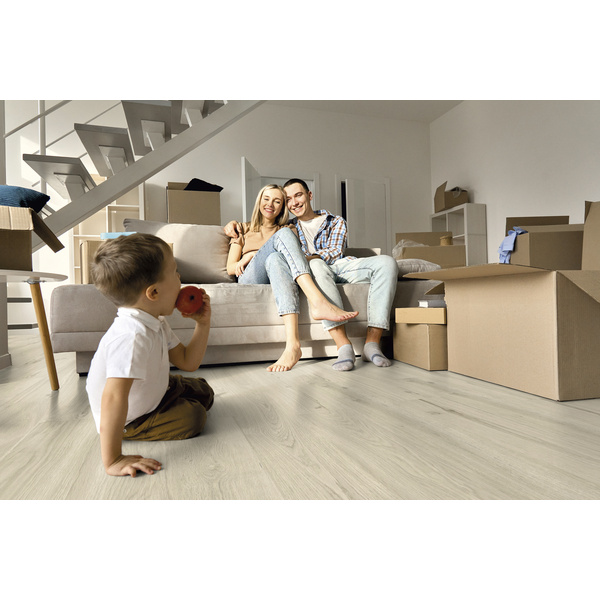 Korkboden Eiche Uranus Landhausdiele lackiert - Designatura