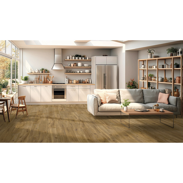 Korkboden Eiche Pluto Landhausdiele lackiert - Designatura
