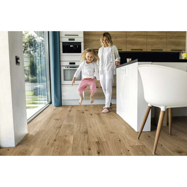 Korkboden Eiche Diamant XL Landhausdiele lackiert - Designatura