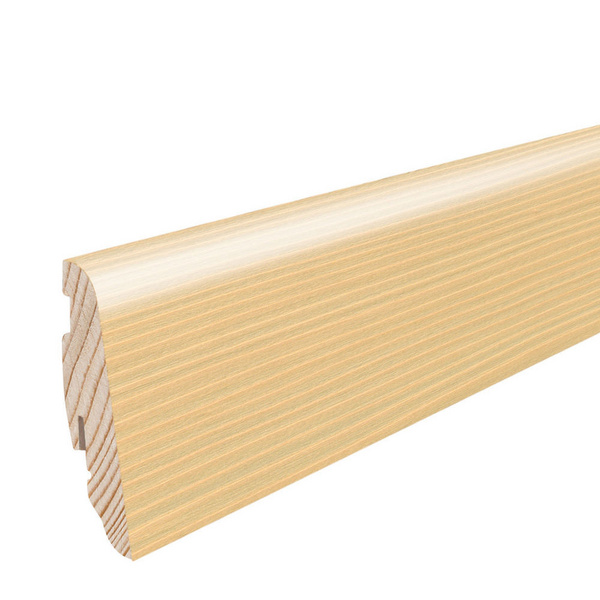Stecksockelleiste 19x58mm 2,2m Tanne furn. Geölt