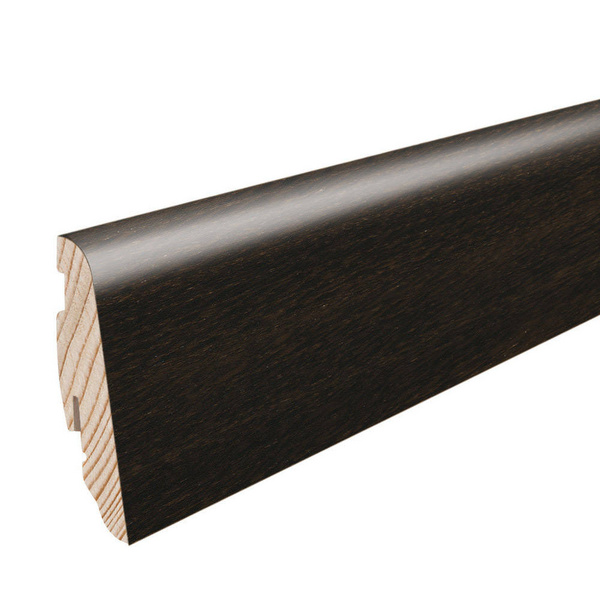 Stecksockelleiste 19x58mm 2,2m Räuchereiche furn. Geölt