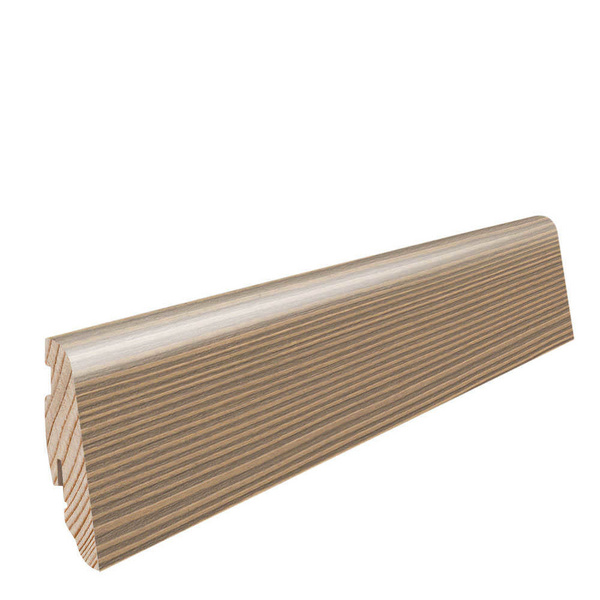 Stecksockelleiste 19x58mm 2,2m Tanne pastellgr.str. furn.geölt