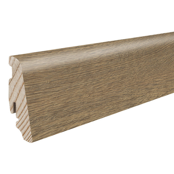 Stecksockelleiste 19x58mm 2,2m Disano Eiche Whistler natur Nässeschutz