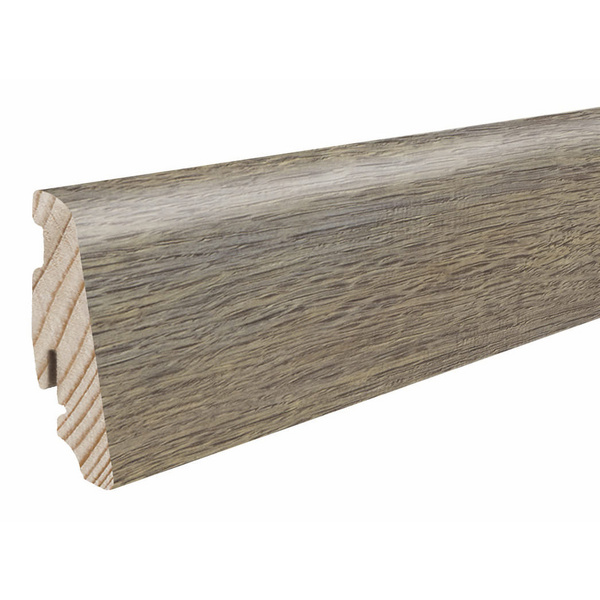 Stecksockelleiste 19x58mm 2,2m Disano Eiche Quebec caramel Nässeschutz