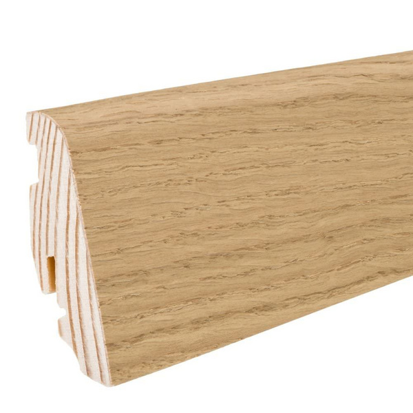 Stecksockelleiste 19x58mm 2,2m Raucheiche invisible furn.geölt