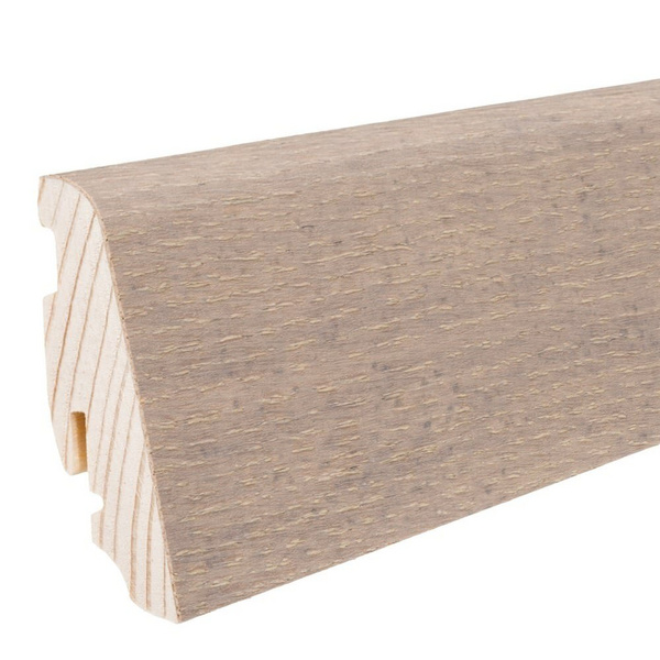 Stecksockelleiste 19x58mm 2,2m Raucheiche puroweiß furn.geölt