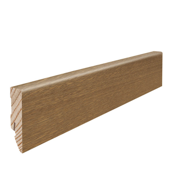 Stecksockelleiste 16x58mm 2,2m Cube Raucheiche invisible furn. geölt