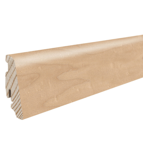 Stecksockelleiste 19x58mm 2,2m Ahorn (Berg./Can.) furn.geölt