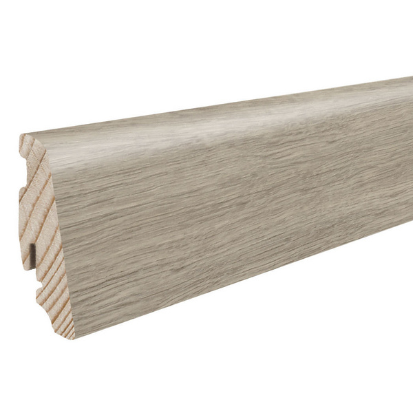 Stecksockelleiste 19x58mm 2,2m Disano Eiche Sheffield graubraun Nässesch.
