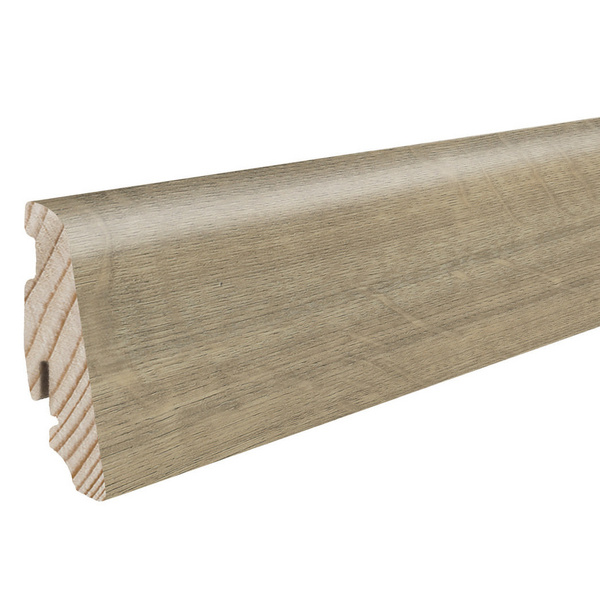 Stecksockelleiste 19x58mm 2,2m Disano Gebirgseiche greige Nässeschutz