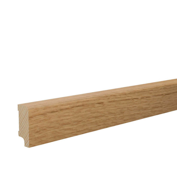 Sockelleiste 16x40mm 2,4m o.Fräsung Eiche furniert mattes Finish