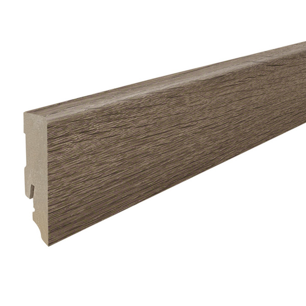 Stecksockelleiste 16x58mm 2,2m Disano Cube Eiche Victoria geräuchert