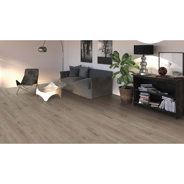 Laminatboden Eiche Veneto mocca Landhausdiele Silent Pro - TRITTY 200 Aqua