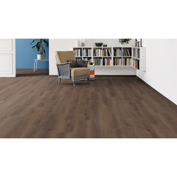 Laminatboden Eiche Contura steingrau Landhausdiele Silent CT - TRITTY 100