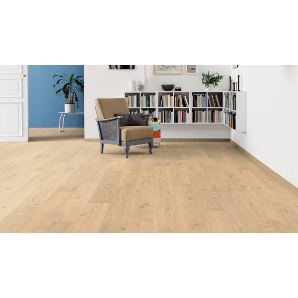 Laminatboden Eiche Portland puro Landhausdiele Silent Pro - TRITTY 200 Aqua