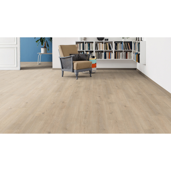 Laminatboden Eiche Contura steingrau Landhausdiele Silent Pro - TRITTY 200 Aqua