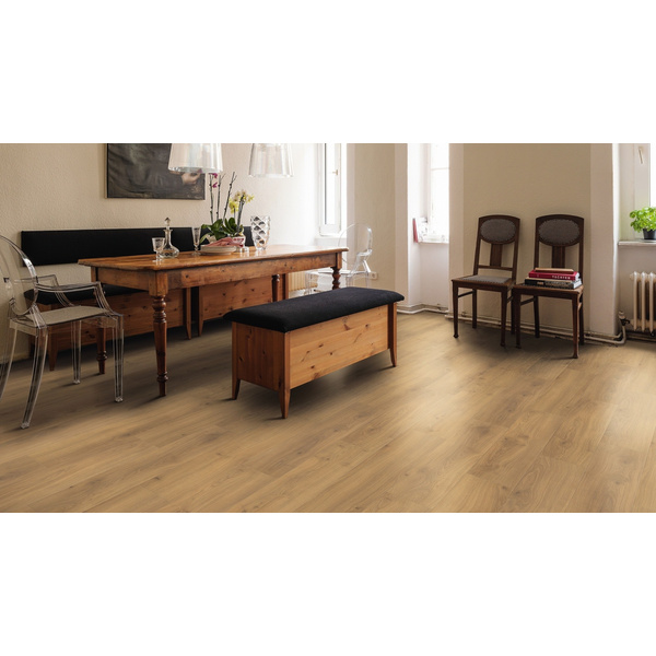 Laminatboden Eiche Emilia Honig Landhausdiele Silent CT - TRITTY 200 Aqua