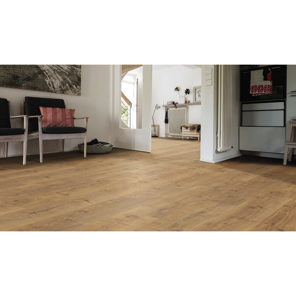 Laminatboden Eiche Portland natur Landhausdiele Silent Pro - TRITTY 200 Aqua