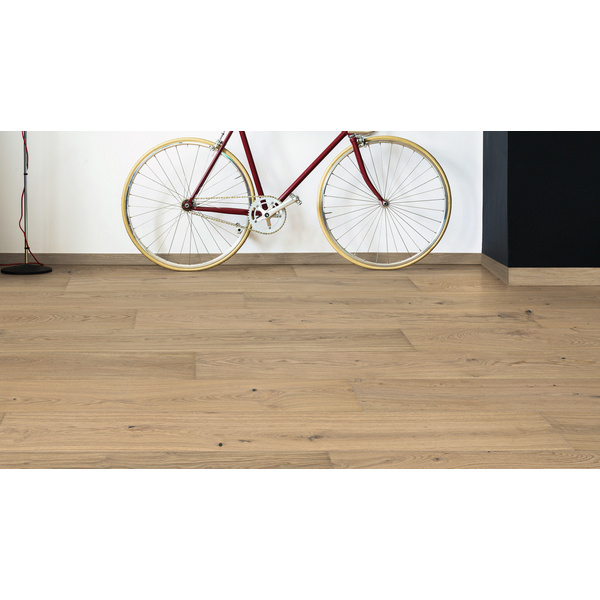 Parkett Eiche Landhausdiele lichtweiß natur-geölt Markant - Serie 4000