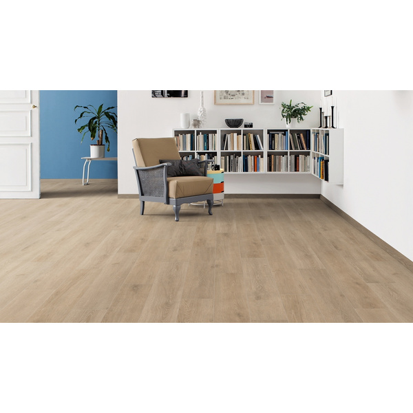 Laminatboden Eiche Veneto crema Landhausdiele Silent Pro - TRITTY 200 Aqua