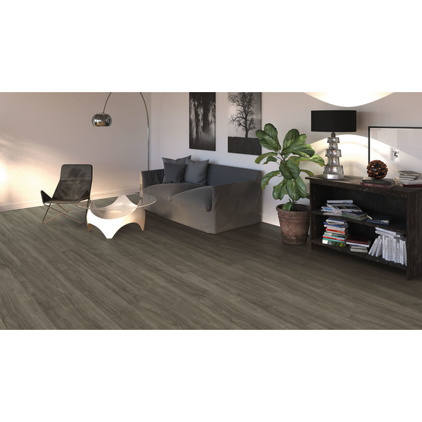 Laminatboden Eiche Eleganza antikgrau Landhausdiele Silent CT - TRITTY 200 Aqua