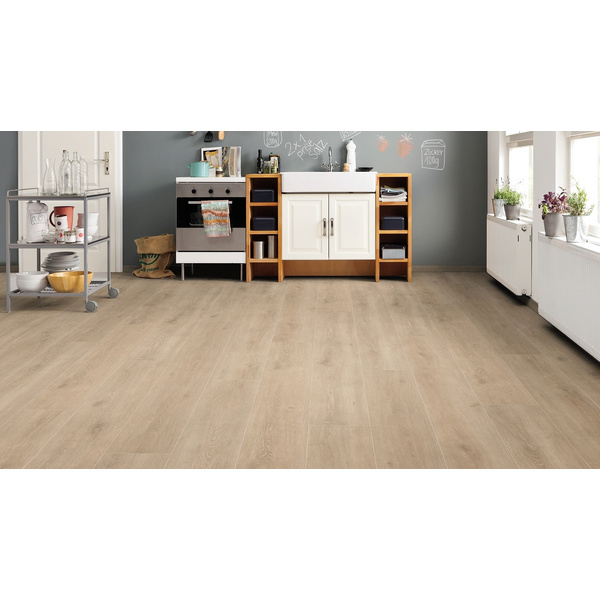 Laminatboden Eiche Veneto crema Landhausdiele - TRITTY 200 Aqua
