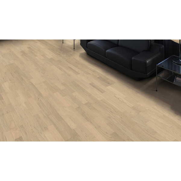 Parkett Eiche 3-Stab Schiffsboden lichtweiß natur-geölt Naturale - Serie 4000