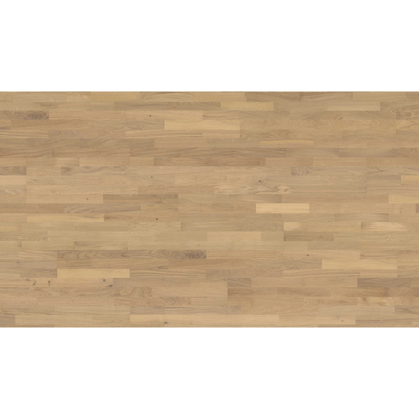 Parkett Eiche puroweiß 3-Stab Schiffsboden lackiert Naturale str. permaDur - Serie 4000
