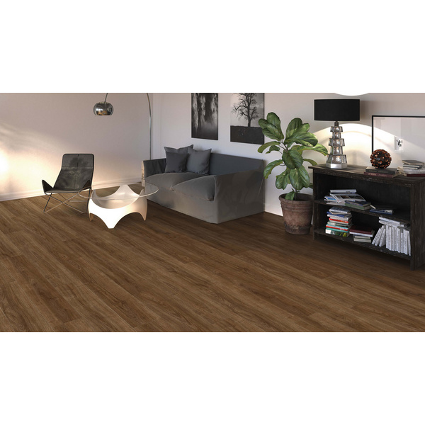 Laminatboden Eiche Eleganza geräuchert Landhausdiele - TRITTY 200 Aqua