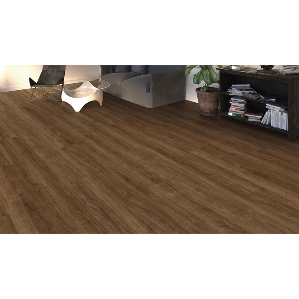 Laminatboden Eiche Eleganza geräuchert Landhausdiele Silent Pro - TRITTY 200 Aqua